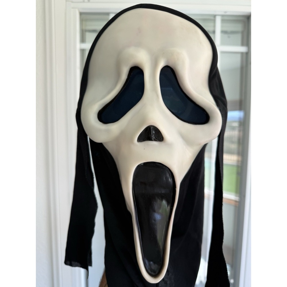 Vintage Ghost Face Gen 1 Scream Mask Fun World Div Glow Dark Complete Custom 90s - Picture 9 of 15